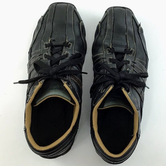 Skechers Mens Leather Athletic Lace Up Shoes Men\'s 9.5 main image 6